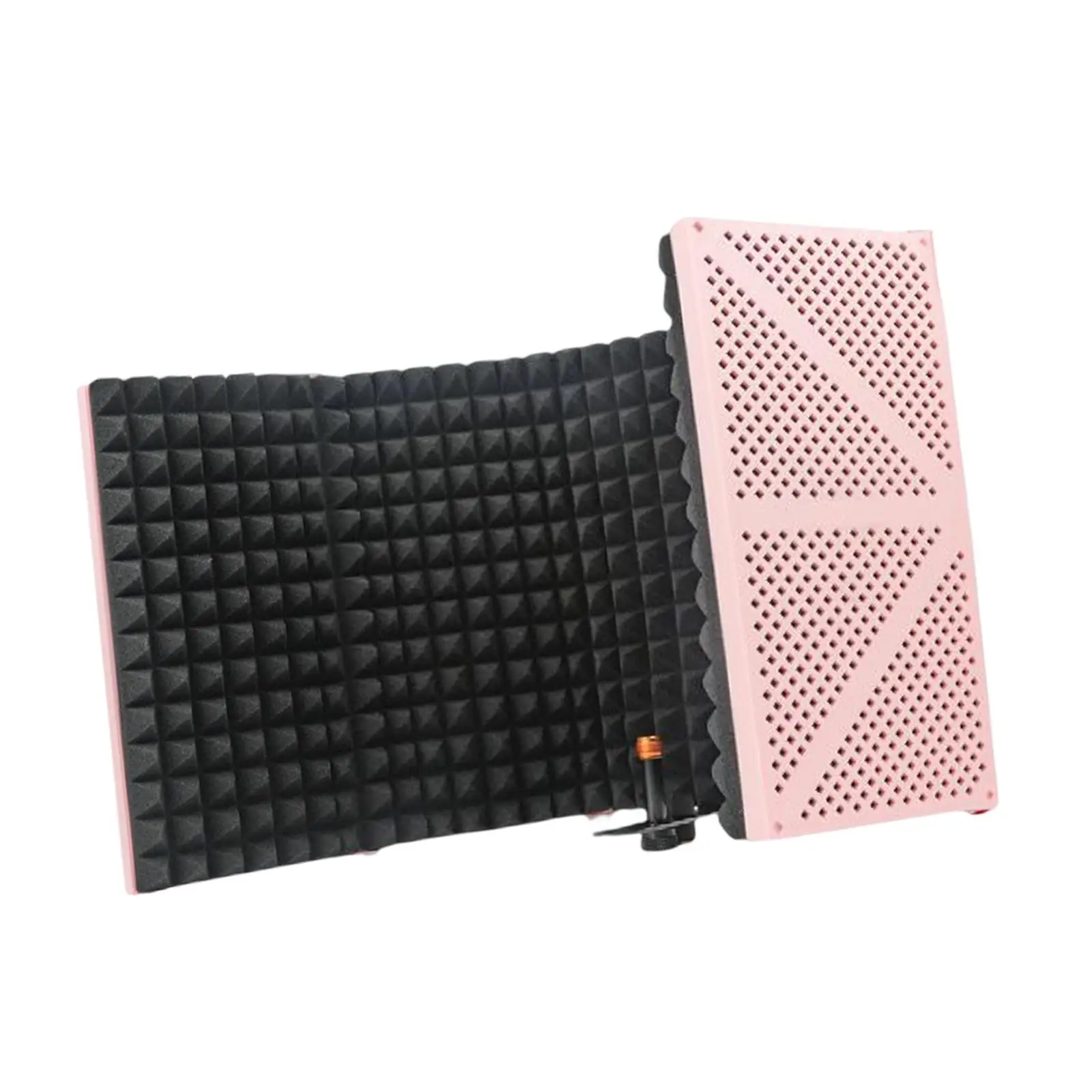 Microphone Isolation  Studio Recording Foldable 5 Panel Foam Studio Acoustic Recording Microphone  for Broadcasting