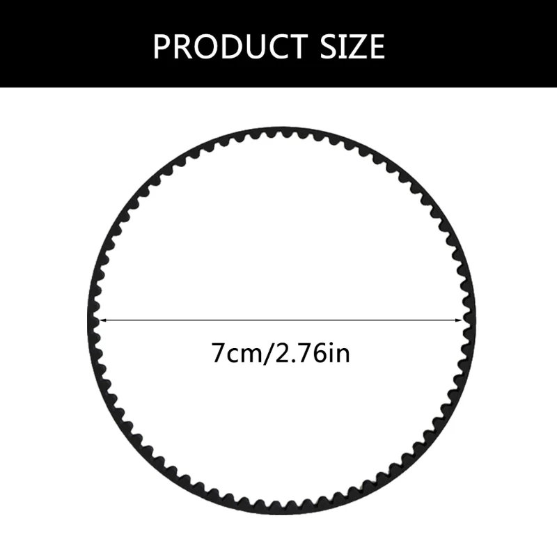 2/4 قطعة حزام فراغ المطاط مكنسة كهربائية أحزمة الملحقات ل 3M180 3M186 3M198