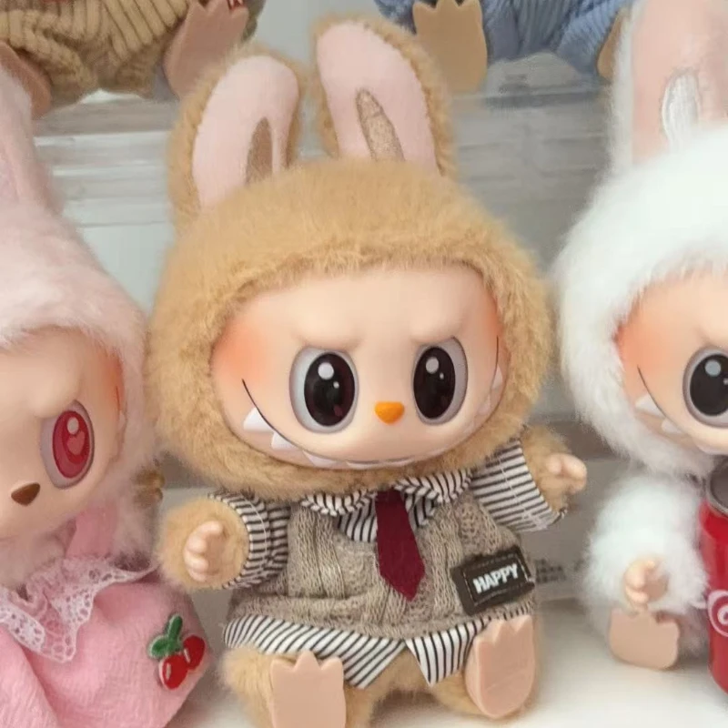 

15/17 см Labubu Idol V1V2 модная мини-кукла, одежда, аксессуары, стильная одежда, спортивный костюм для отдыха, одежда в подарок