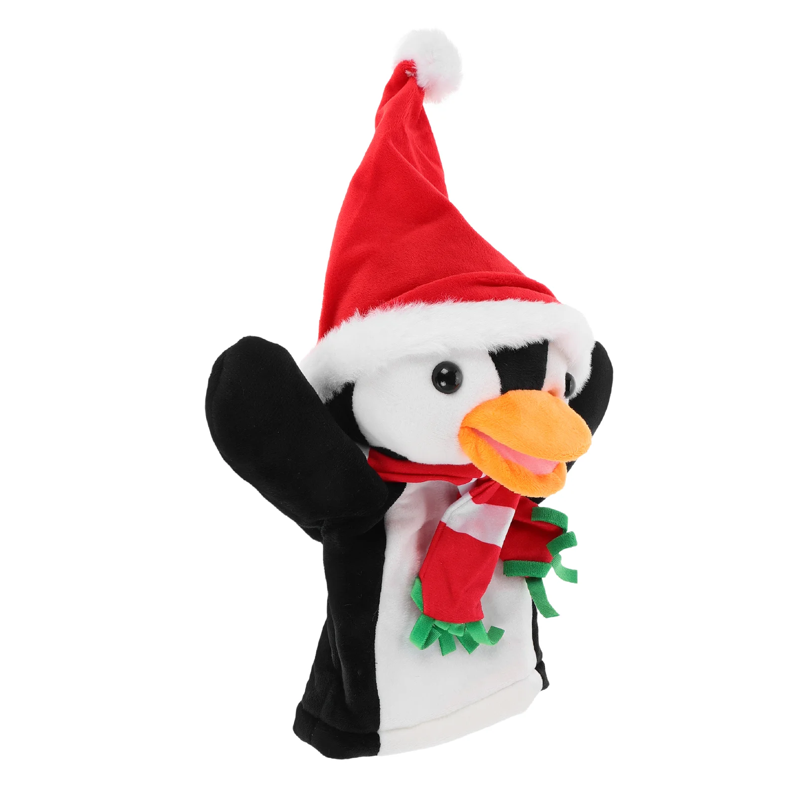 Pinguin-Handpuppe, niedliche Fingerpuppen, weiche Weihnachtsfigur, Dschungeltier, Kleinkind-Spielzeug