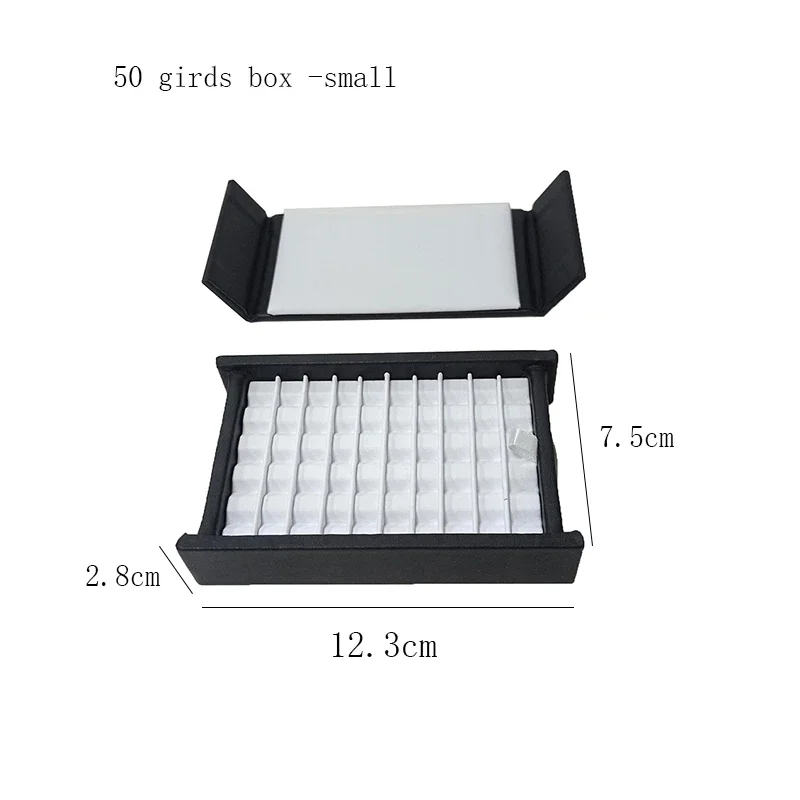 Großhandel Schmuck Edelstein Display Box Fall Lose Diamant Storage Tool Münze Jar Zeigen Tablett Edelstein Topf Edelstein Veranstalter Halter Container