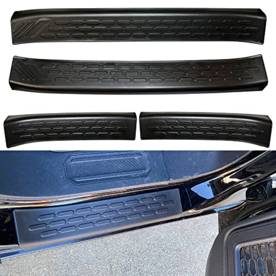 

Door Sill Protector Guards for Ford Bronco 4 Door 2021 2022 2023 2024 2025 Accessories Front Rear Entry Door Sill Scuff Plate W