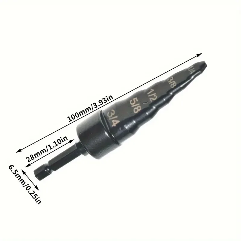 For Hex Shank Electric Drill Bit Flaring Tools Copper Tube Expander Air Conditioner Copper Pipe Swaging Tools