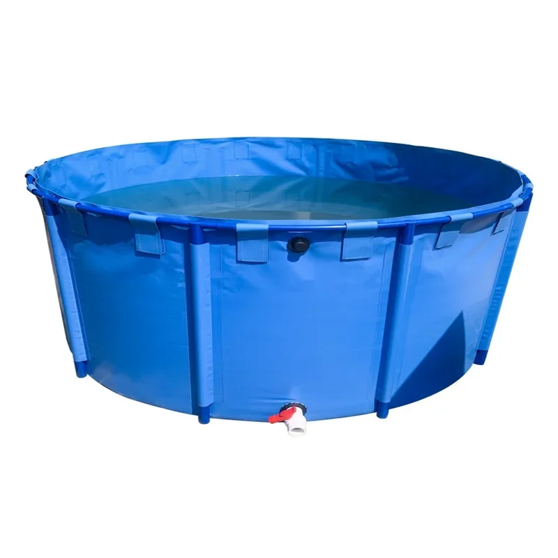 for Round foldable pvc fish tanks 300 gallon large aquarium plastic fish farm tank fish tank