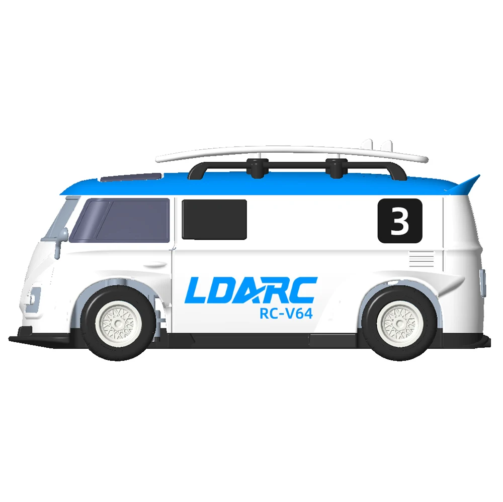 LDARC V64 RTR/BNR 1/64 MINI RC Auto Afstandsbediening Model Elektrische Auto 2.4GHz CT01 zender Volwassenen kinderen Speelgoed Tafelblad Speelgoed