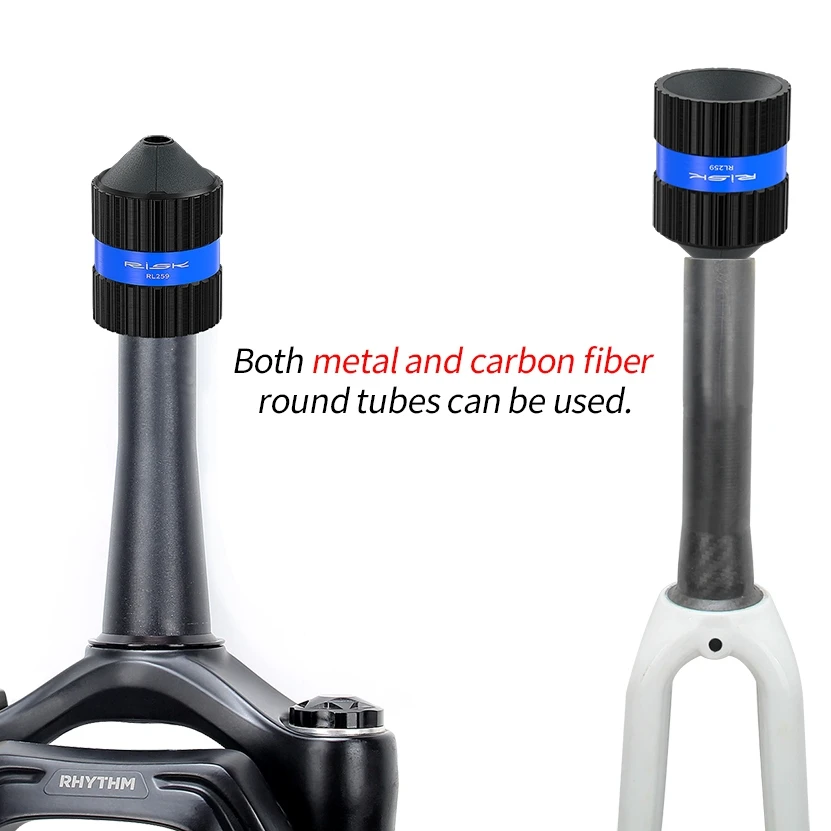 

RISK велосипедная передняя вилка, шлифовальный инструмент, велосипедная металлическая вилка из углеродного волокна, трубчатый инструмент для снятия фаски с инструментом для ремонта наждачной бумаги