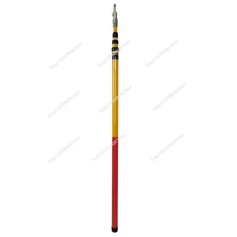 

Triangle Fiberglass High Voltage Telescopic Hot Stick Operating Rod for Electric Power（1pcs）