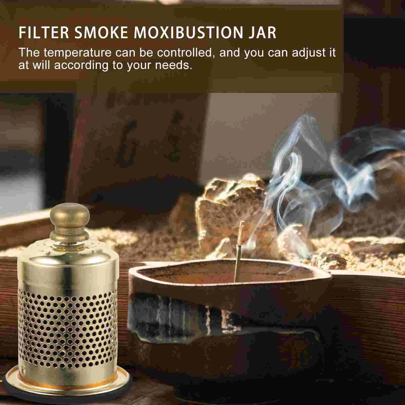 Moxibustion Box Moxa Massager Heat Tank for Tendonitis Cone Burner Instrument Can Holder Massagerc Treatment Burning Tool