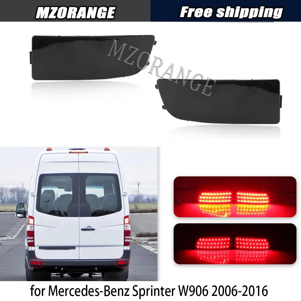 

LED Rear Bumper Lights for Mercedes-Benz Sprinter W906 2006-2016 Brake Lamp for VW Crafter 2006-2017