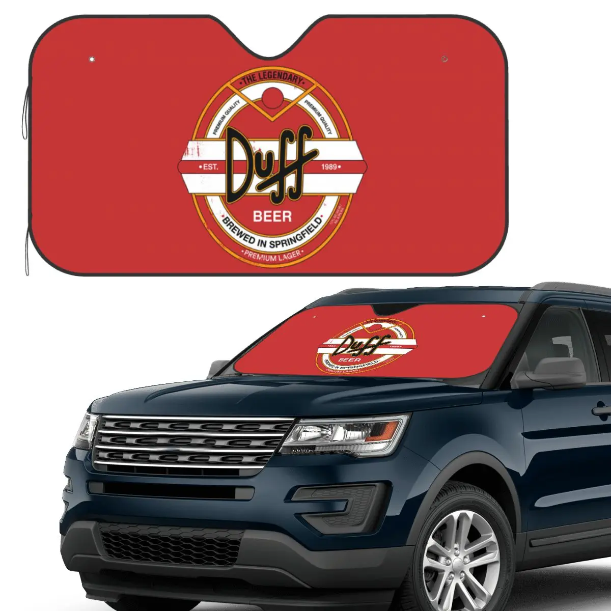 

Duff Beer (8) Sunshade Windscreen Car Front Windshield Window Sun Visor Accessories Covers