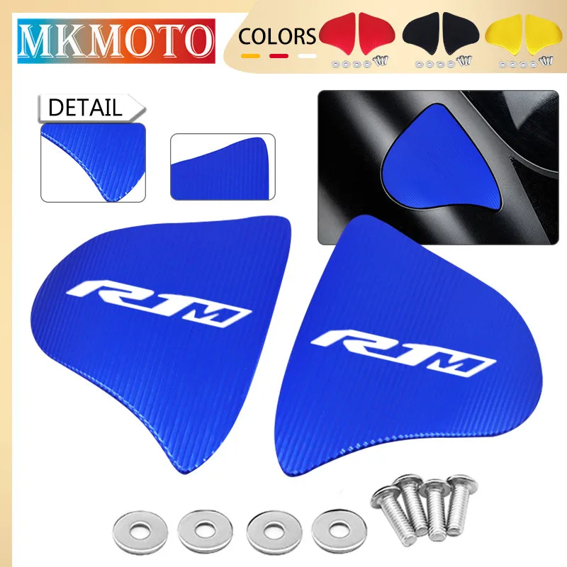 

r1 r1m Motorcycle CNC Mirror Hole Cover For YAMAHA YZF-R1 YZF-R1M 2020-2024 Windscreen Decorative Cap Mirror Driven Eliminators