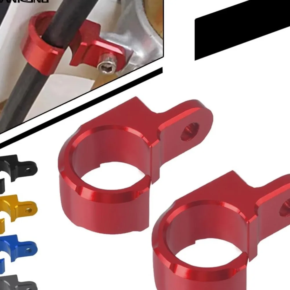 

For Honda CRF250L CRF250M 2012 2013 2014 2015 CRF250 L/M Motorcycle Brake Hose Holder Clamp Front Guide Aluminum Accessories