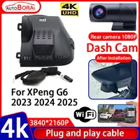 ZhuCamX Video Recorder Night Visio 4K UHD Plug and Play Car DVR Dash Cam Camera for XPeng G6 2023 2024 2025