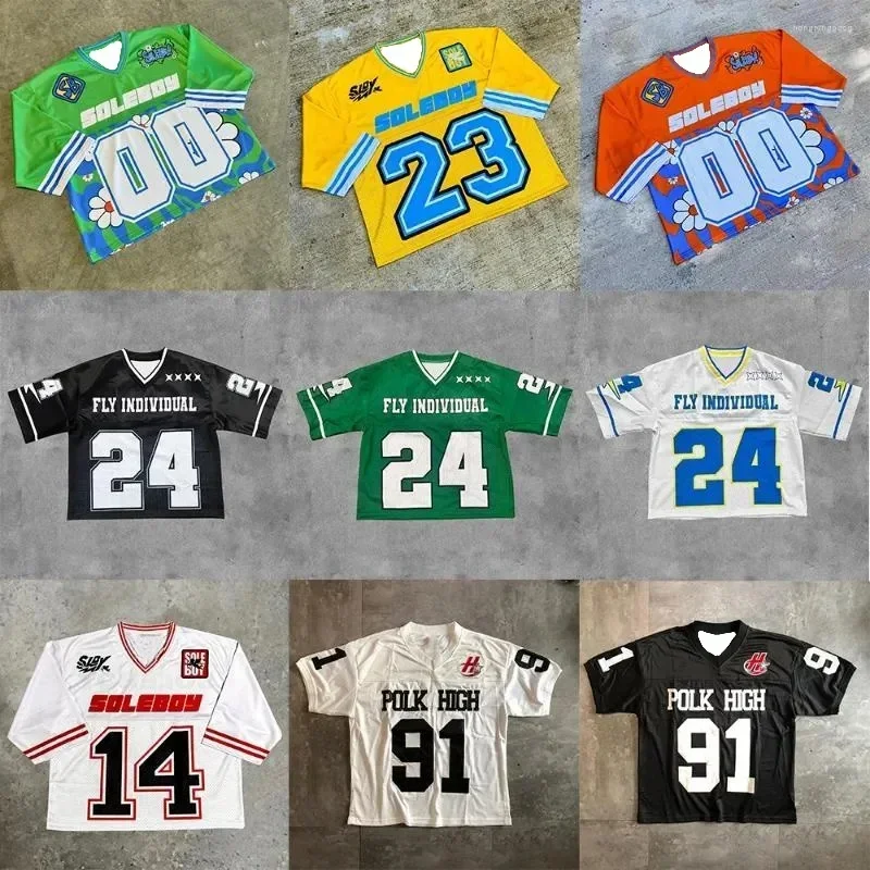 

Men's Harajuku Hip Hop Quick Drying V-Neck T-Shirt Streetwear Oversized Short-Sleeved Graphic Baseball Uniform Sportswear