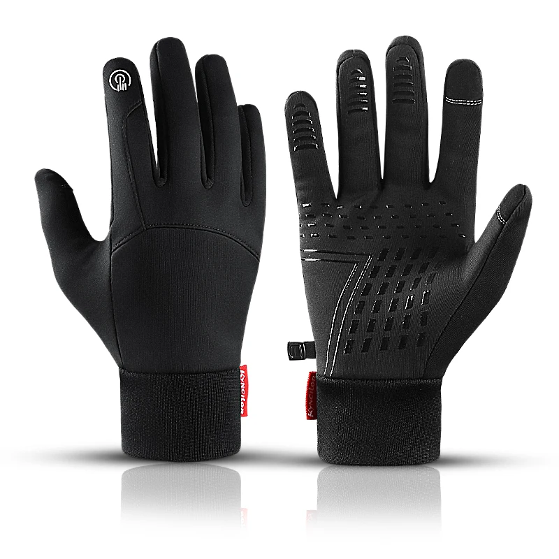

Зимние перчатки для мужчин и женщин, сенсорные, холодные, водонепроницаемые, мотоциклетные, велосипедные, мужские, для спорта на открытом воздухе, бархатные, теплые, лыжные перчатки для бега
