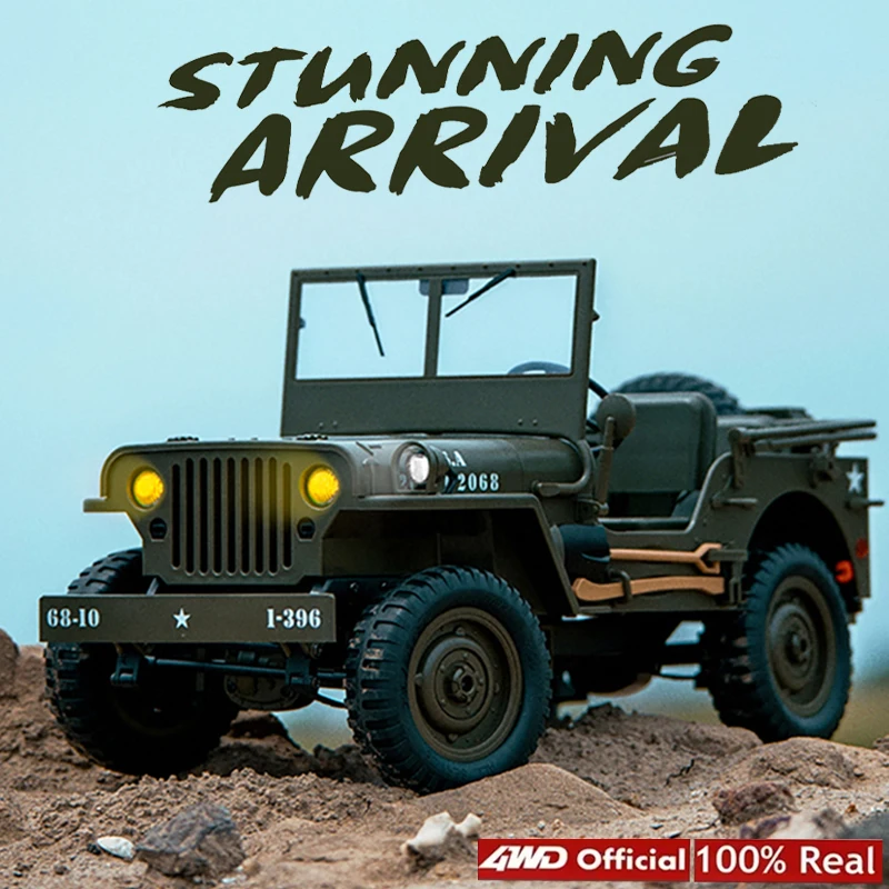 JJRC C8815 1:10 RC CAR Jeep Off Road Vehicle MB Multi Purpose Vehicle War Transport Rc truck 2.4G 4WD Simulation Climbing Car