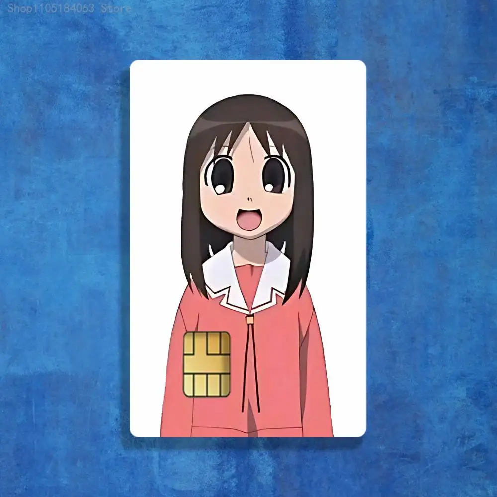 KASUGA AYUMU Azumanga Daioh ملصقات الائتمان فيزا الخصم البنك بطاقة الشحن حافلة مترو ملصق مضاد للمياه ملصق الديكور