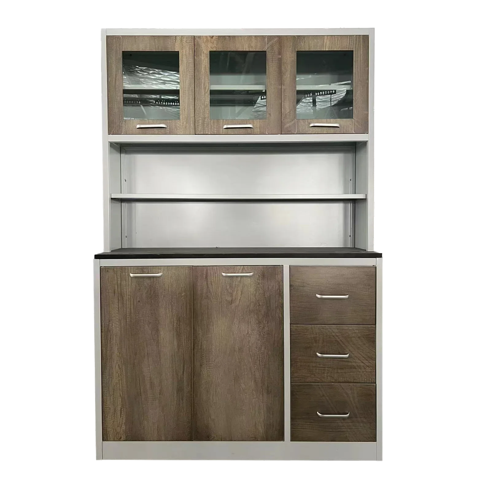 Metal Kitchen Cabinet Unit Storage Lockers Simple Design Home Furniture