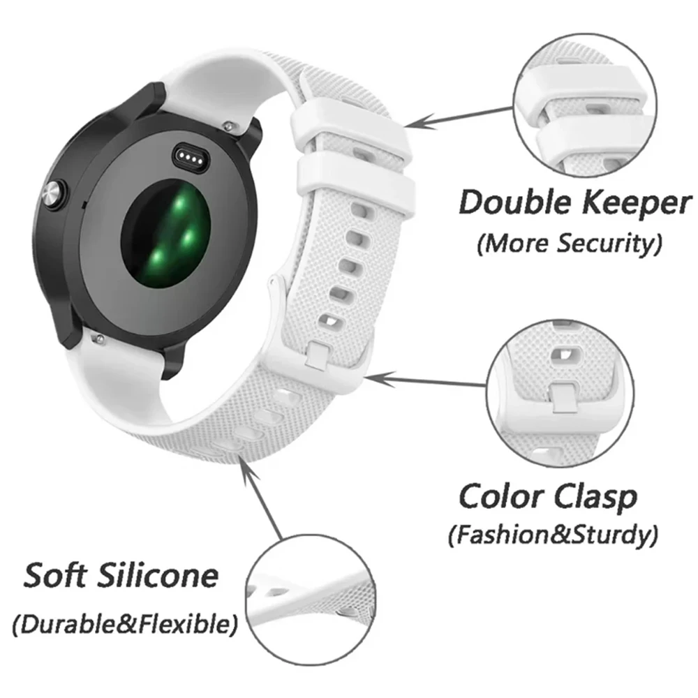 20/22mm Silicone Sport band For AMAZFIT BIP 6 5 BALANCE/Active 2 Soft Strap for Amazfit GTS4 mini GTR 4 3 Pro 2 Band Accessories