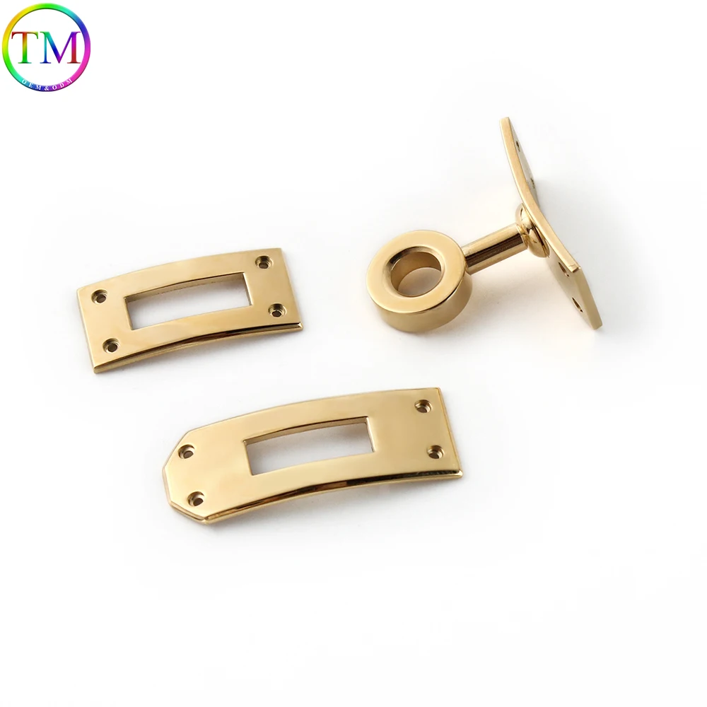 

1/5/10Sets 33x13mm&47x16mm Stainless Steel Metal Bag Turn Twist Lock Clasp Belt Buckle For Bracelet Necklace Handbag Accessories