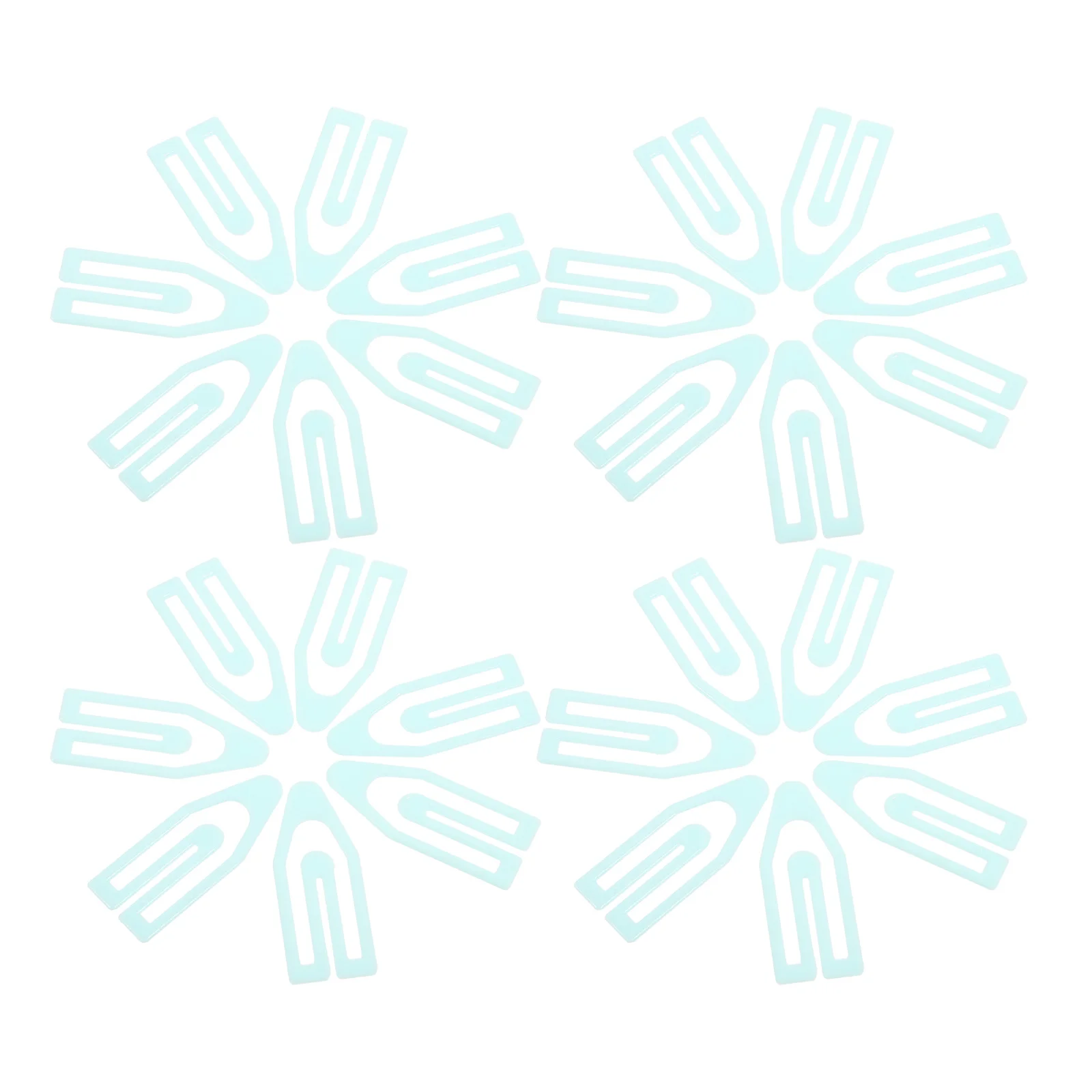 

60Pcs Adorable Shaped Paper Clips Small Office School DIY Decorative Practical Gifts for Birthdays Christmas Scrapbooks