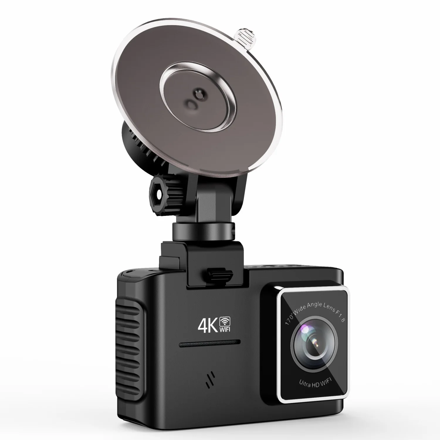 

2-дюймовый HD видеорегистратор 4K+1080P с Wi-Fi 5G