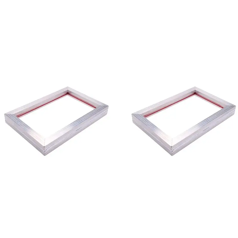 

FIZP 2Pcs A4 Screen Printing Aluminum Frame Stretched 120T Silk Screen Polyester Screen For Printed Circuit Board