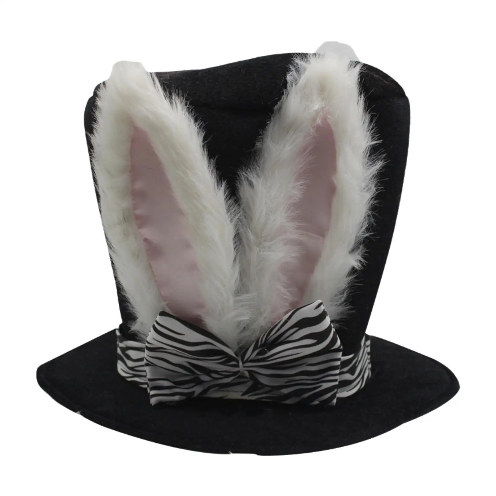 Easter Bunny Top Hat with Large Ears Topper for Party Festive Photo Prop