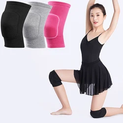 Ginocchiere a compressione sportiva protezione elastica per ginocchio supporto per ginocchiera in spugna addensata per protezione Yoga per allenamento di danza