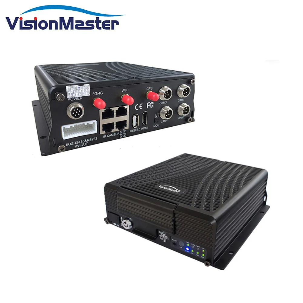 H.264 8CH HDD موبايل Nvr 1080P مسجل فيديو رقمي للمركبة مع نظام تحديد المواقع WIFI 4G كاميرا تلفزيونات الدوائر المغلقة للمركبة المحمول G الاستشعار #1