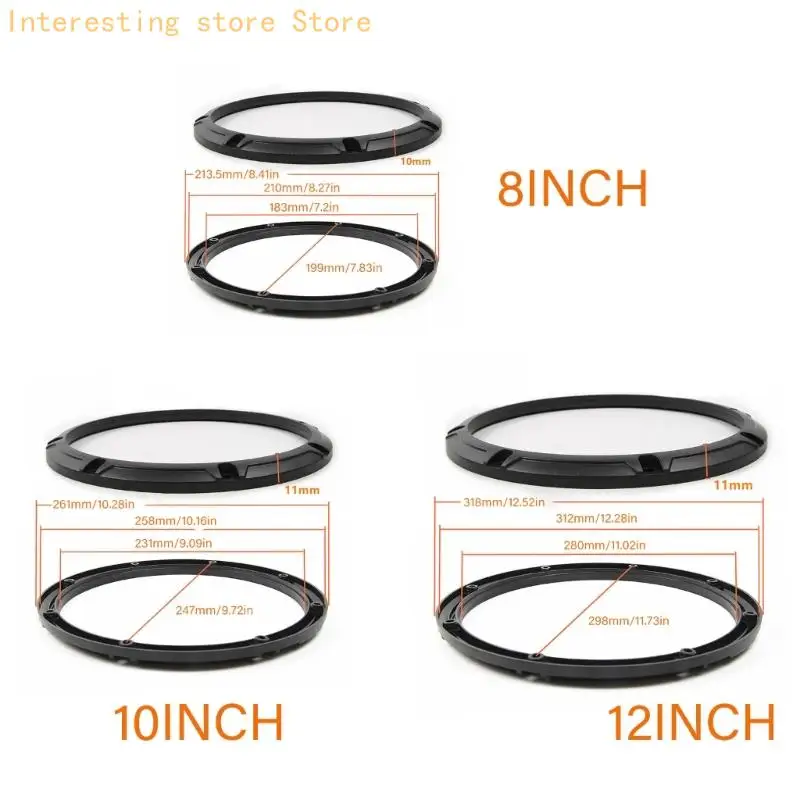 Subwoofer-Zierringe, Lautsprecher-Abstandsringe für Lautsprecherkanten, Reparaturarbeiten 55KC – Detail 6