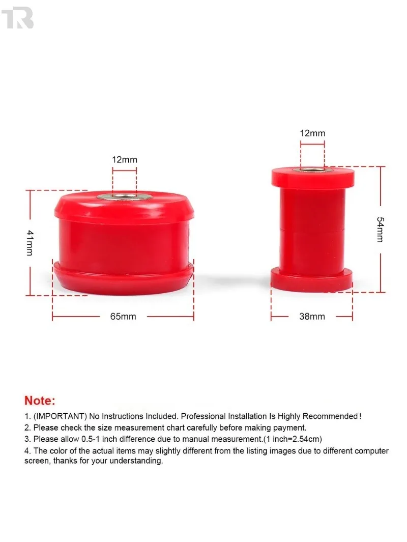 ชุดแขนควบคุมด้านหน้าของรถยนต์โฟล์คสวาเกน – บุชชิ่งโพลียูรีเทนสำหรับกอล์ฟ/เจตต้า MK2‑MK4 (1985‑2006) ชุด 12 ชิ้น