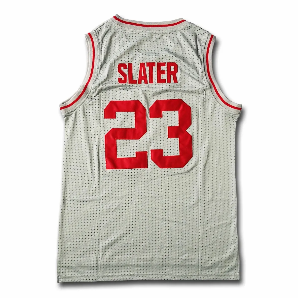 Slater Bayside#23 Morris#25. Męska szara koszulka do koszykówki Szybka wysyłka