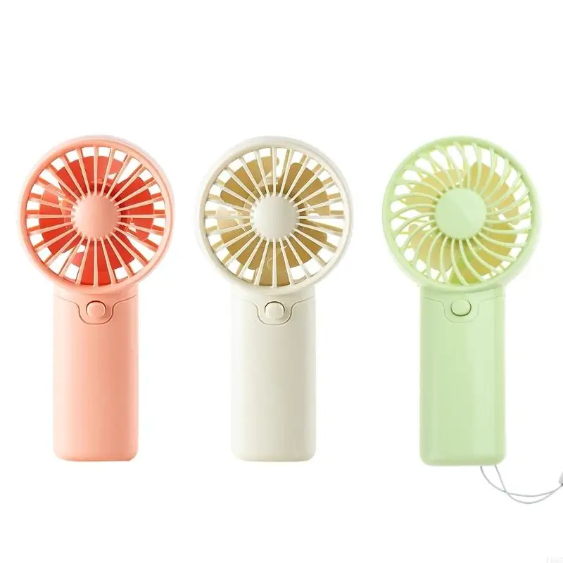 920L Portable Handheld Fan 1.5V AAA Battery Operated Pocket Fan Outdoor Indoor Activity Summer For Women Travelling