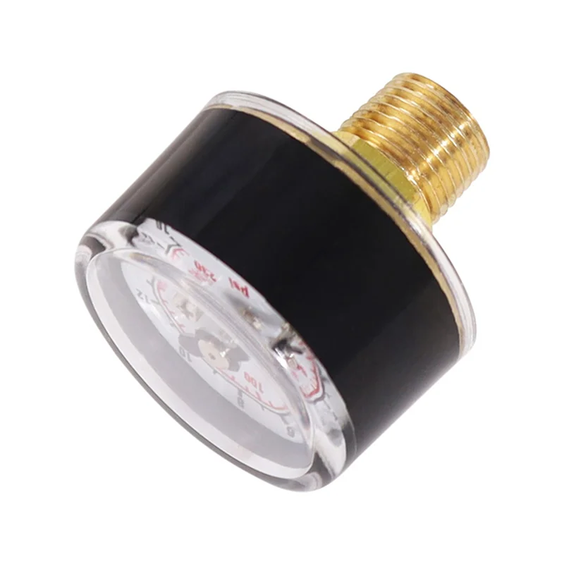 

B72A 10X Scuba Diving PCP Air Mini Micro-Pressure Gauge Manometer Manometer 16Bar,1/8 NPT Thread