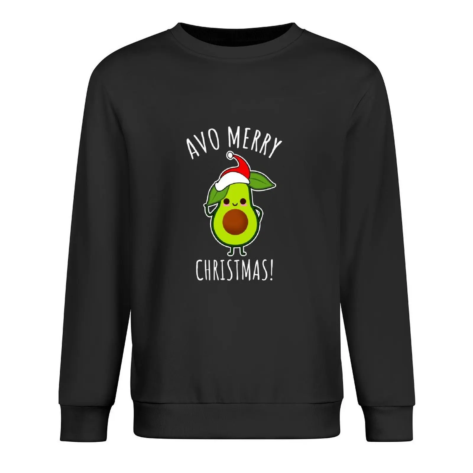 

Avo Merry Christmas - Cute Avocado Pullover tracksuit winter clothes korean style clothes sports sweatshirt man