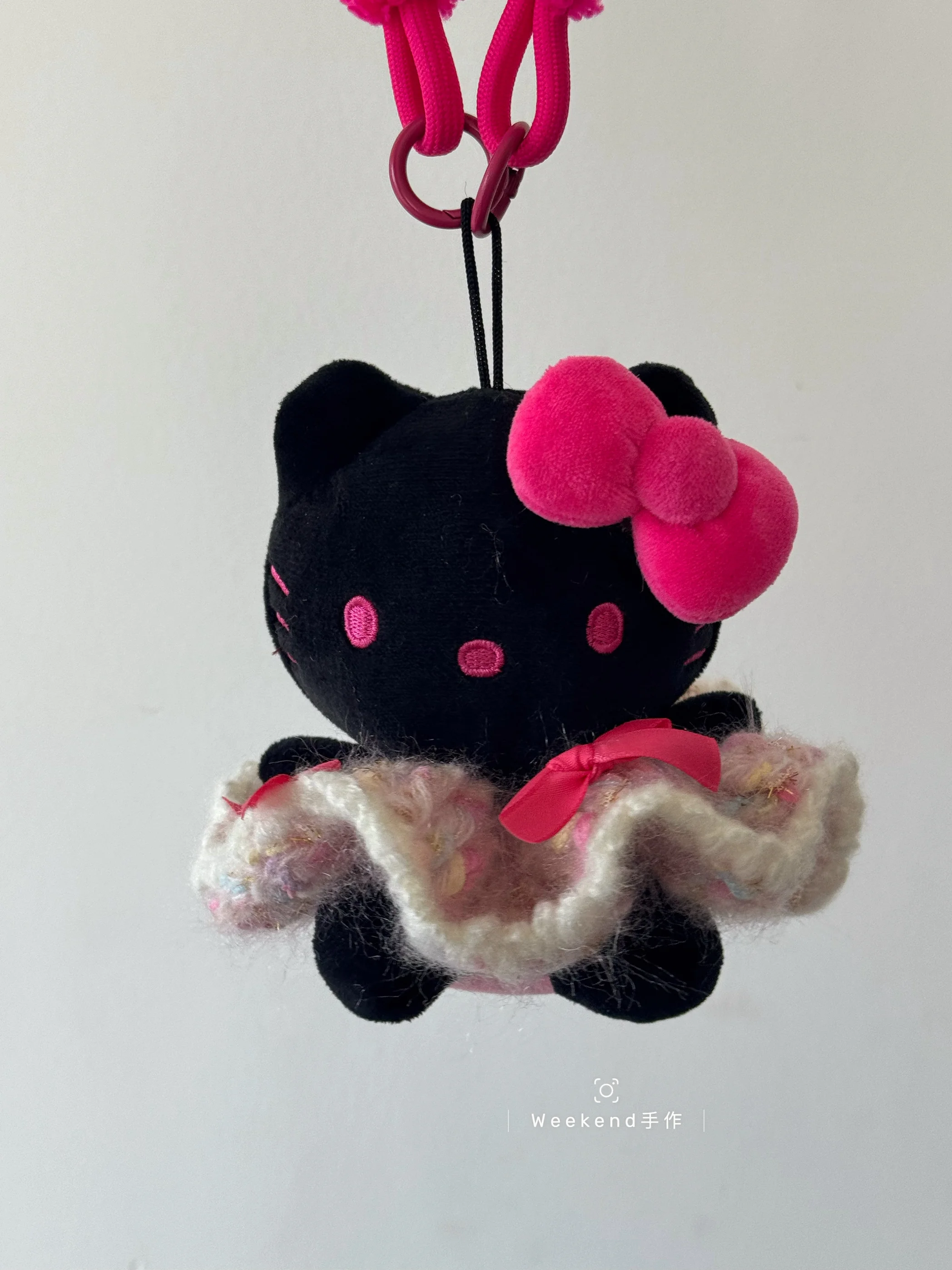 

Sanrio Hello Kitty Cute Car Rearview Mirror Decorative Pendant Shiny Plush Pendant Kawaii Anime Car Decor Accessories