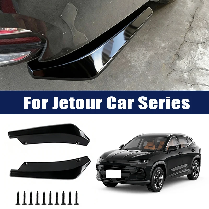 

Car Rear Bumper Lip Diffuser Splitter Spoiler Scratch Protector For Jetour X70 X70PLUS X90 X90PLUS Dashing T1 T2 T95 Traveler
