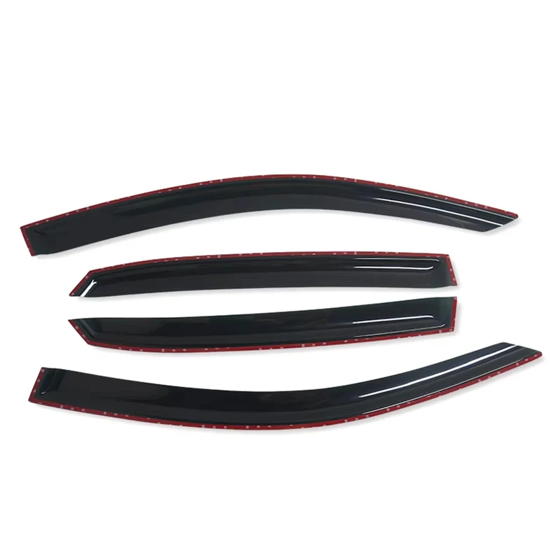 For Honda Civic Hatchback 10th Gen 2016 2017 2018 2019 2020 2021 Acrylic Black Car Window Rain Guard Sun Visor Cover Shield view 5