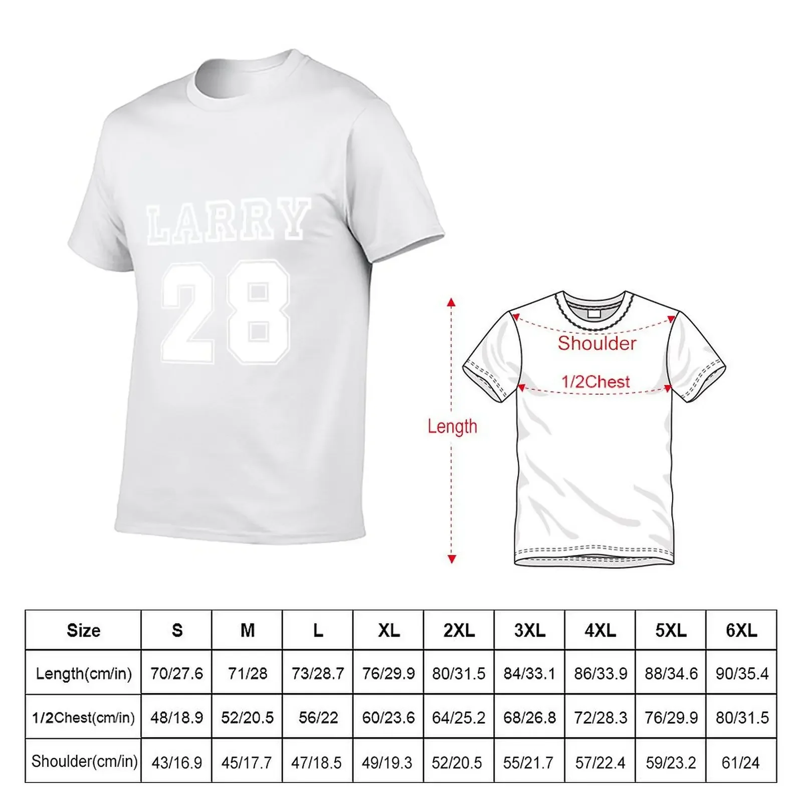 Larry T-Shirt summer clothes baggy shirts man clothes mens shirts graphic tee