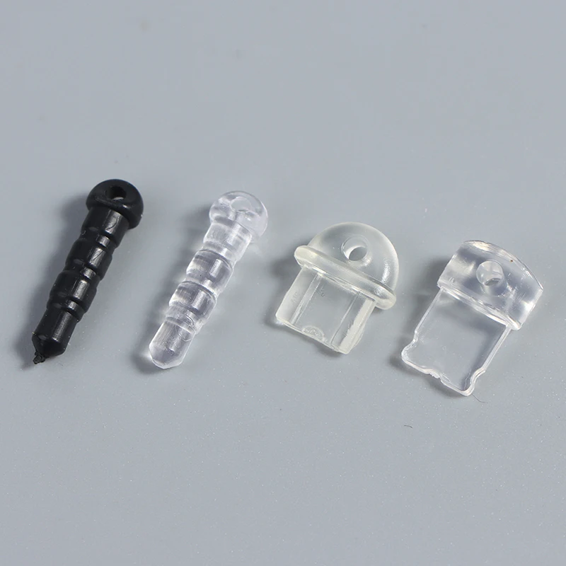 10PCS DIY Anti Dust Plug Transparent Charge Port For Android AND Earphone