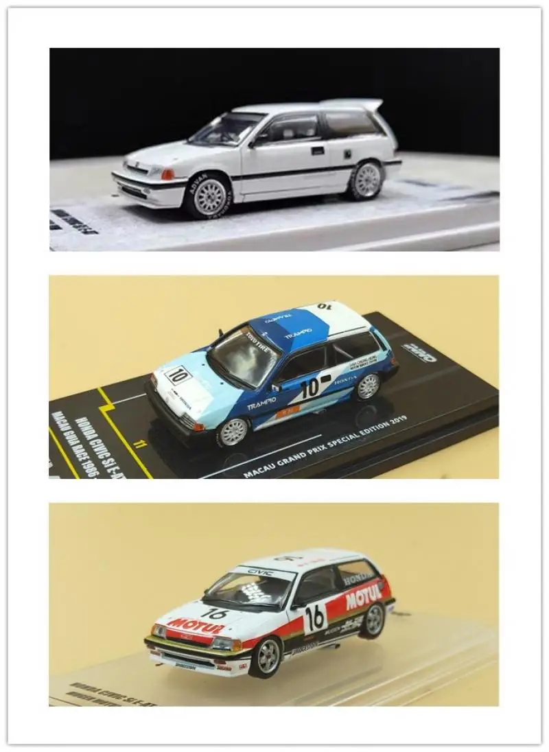 INNO 1:64for  Civic Si E-AT JDM Collection of die-cast alloy car decoration model toys