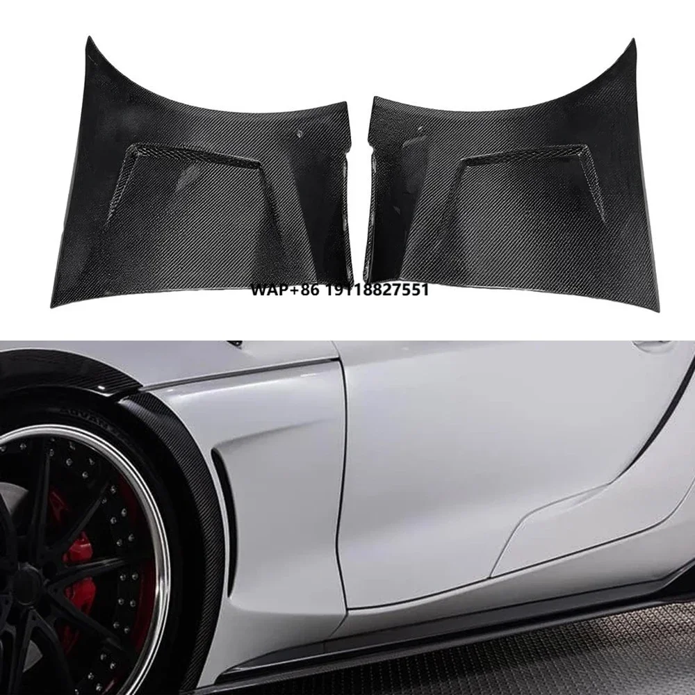 

Exterior Accessories Carbon Fiber Art Style Front Door Fenders for Supra A90 A91 Mkv Custom Fender Design