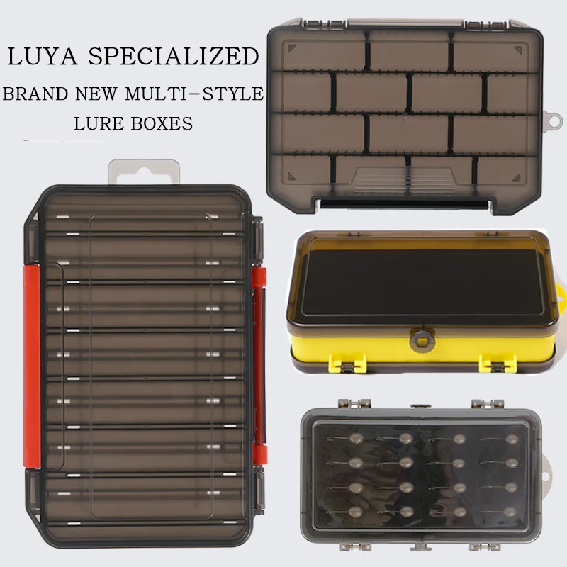 

New Multi-Style Lua Lure Box Double-Sided Double-Layer Multifunctional Storage Box Fishing Accessories Fishing Lure Special Box