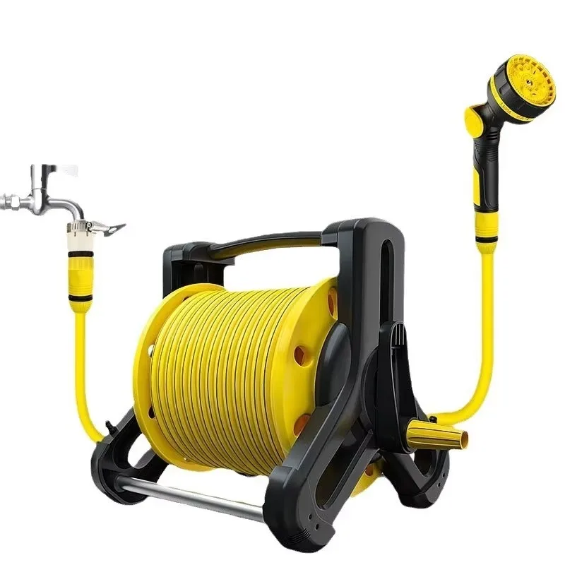 Precio barato, nuevo carrito de carrete para tubería de agua de jardín, tambor de manguera de agua para almacenamiento de tuberías de agua de jardín