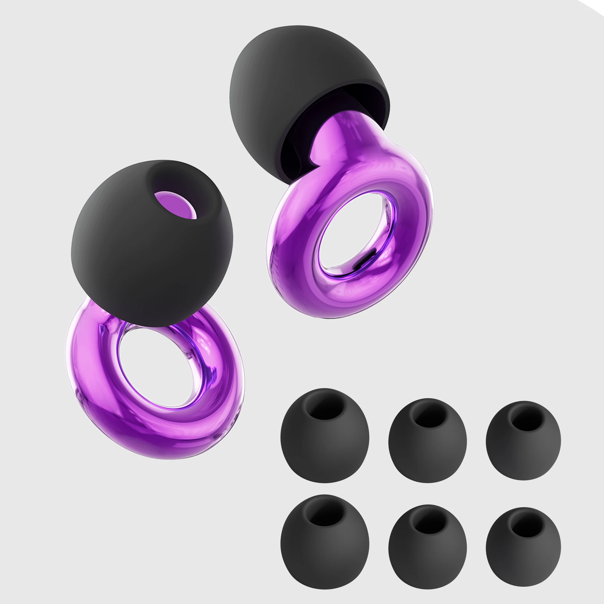 

Swimming Ear Plugs Reusable Silicone Swim Ear Plugs Noise Reduction Sound Blocking Earplugs for Pool Bath Showering Surfing