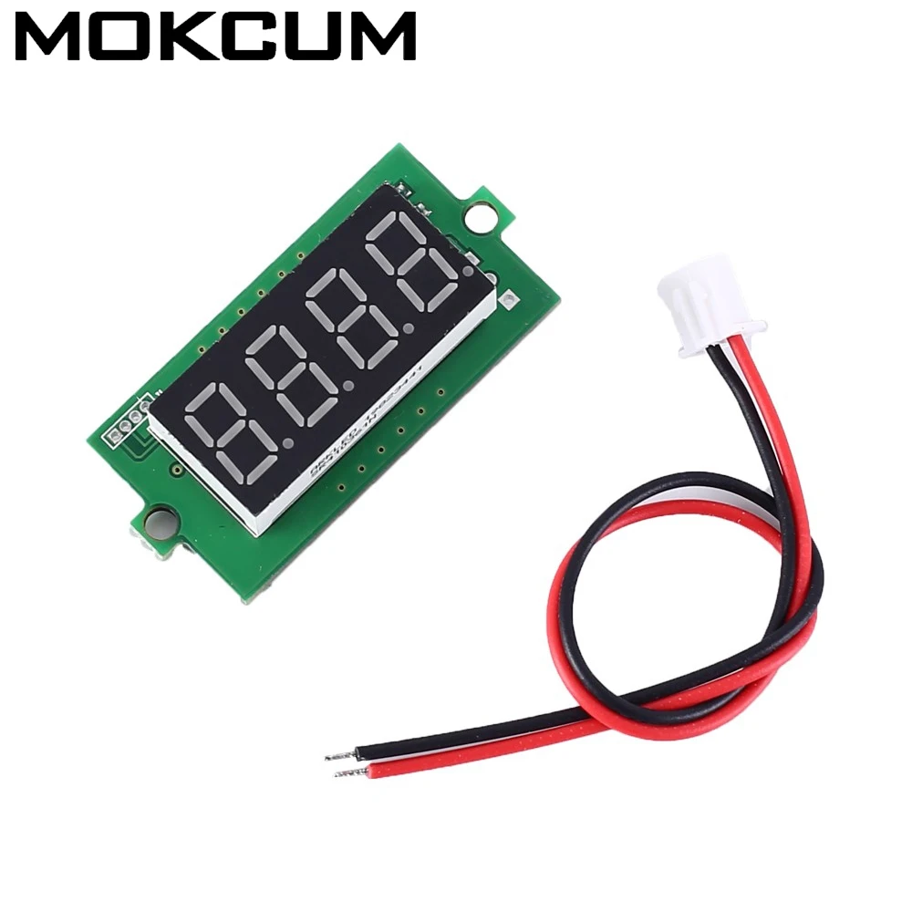 4 Bits Digital Tube LED Display Temperature Meter Thermometer for DS18B20 Sensor -55C~125 Celsius