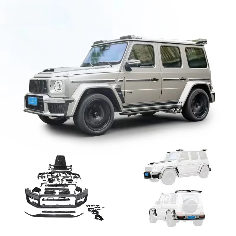 For 2025 Mercedes Benz G63 W465 Body Kit Upgrade B-style Dry Carbon Fiber Hood&Front Lip&Rear Diffuser&rear Spoiler&wheel Arches