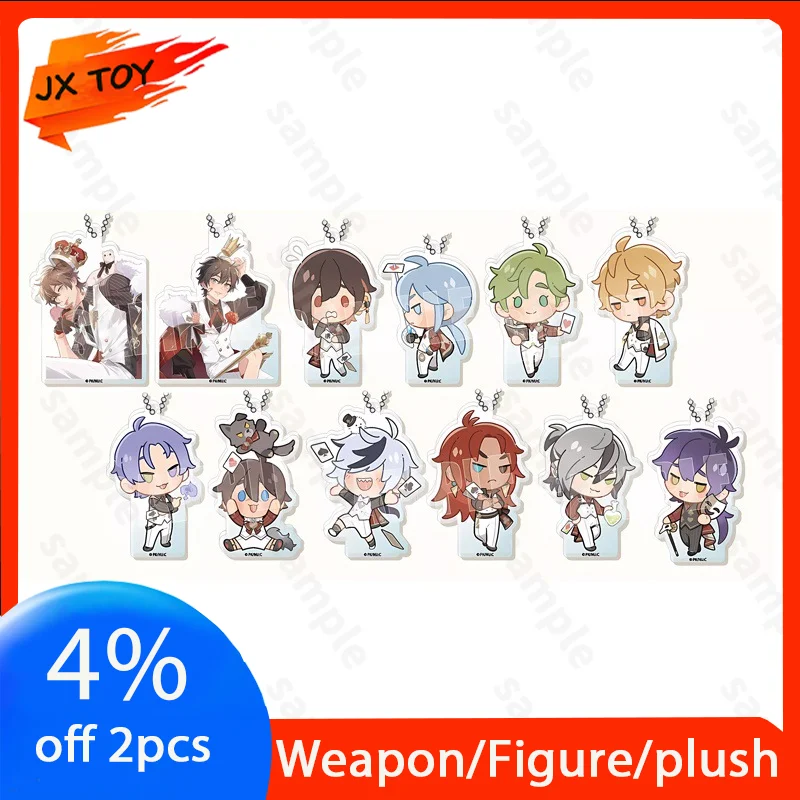 

JX TOY NU: CarnivalAGF2024 Мини-акриловые игрушки Симпатичная фигурка Eiden Статуя Эдмонда Оливин Жемчужный брелок Коллекционный аксессуар Eiden