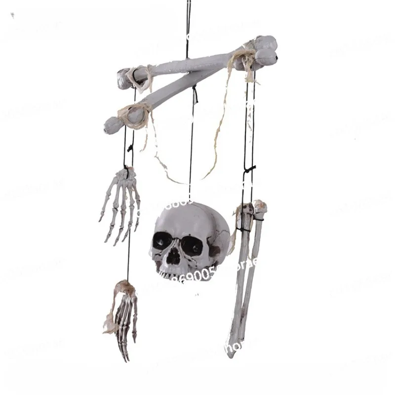 Halloween Props, Bar Ktv Skeleton Wind Chime Hanging Haunted House Horror Cunning Toy Wholesale